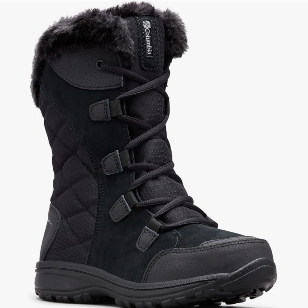 Columbia Black Insulated Winter Boots